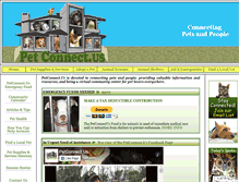 Tablet Screenshot of petconnect.us